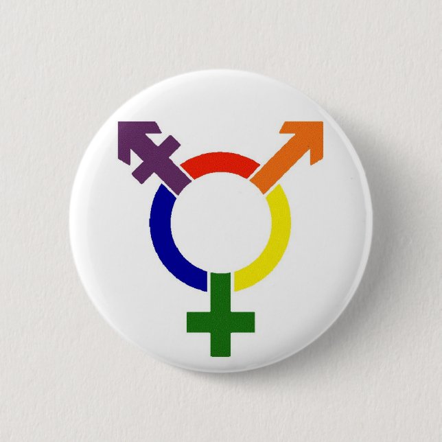 Transgender-Symbol Button (Vorderseite)