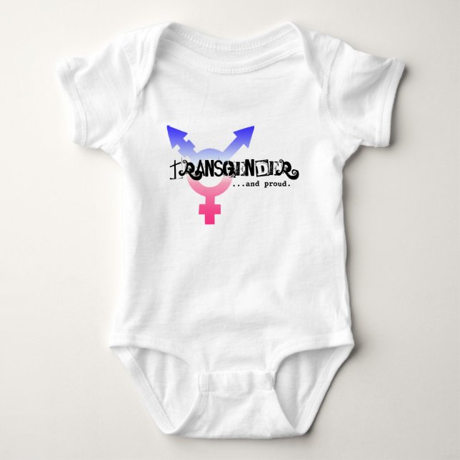 "Transgender… und stolz. " T-Shirt (Vorderseite)