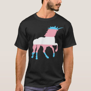 Transgender    UnicornTrans Flag Pride LGBTQ T-Shi T-Shirt