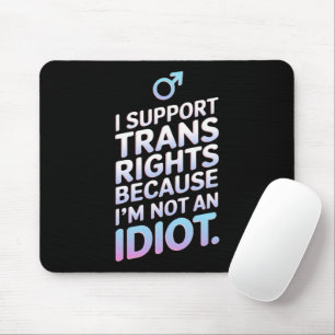 Transgender-Unterstützung für alle Trans-Pride-Fla Mousepad