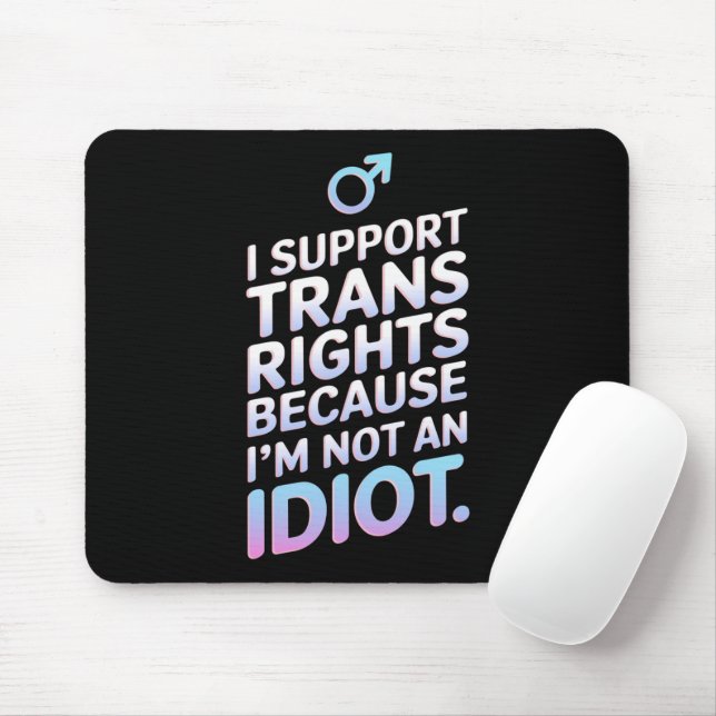 Transgender-Unterstützung für alle Trans-Pride-Fla Mousepad (Mit Mouse)