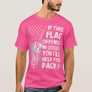Transgender Wenn Diese Flagge Dich Beleidigt Ar-15 T-Shirt