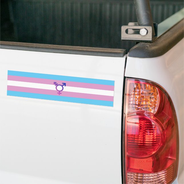 Transgender-Wert und Symbol Autoaufkleber (Auf Lkw)