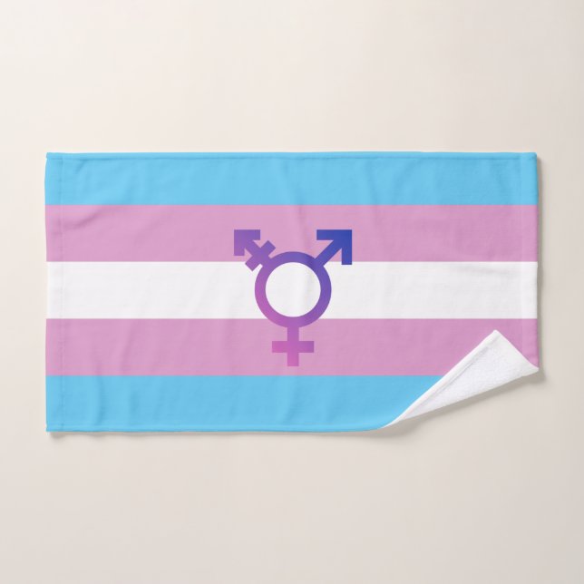 Transgender-Wert und Symbol Handtuch (Handtuch)