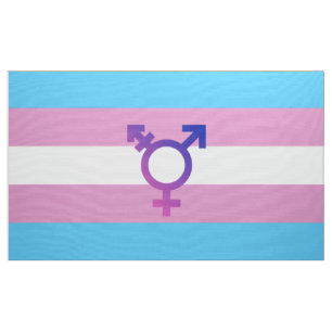 Transgender-Wert und Symbol Stoff