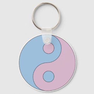 Transgender Yin Yang Symbol Schlüsselanhänger