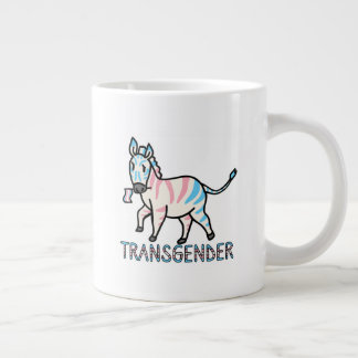 Transgender Zebra Jumbo-Tasse
