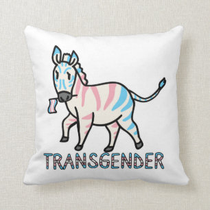Transgender Zebra Kissen