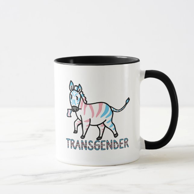 Transgender Zebra Tasse (Rechts)