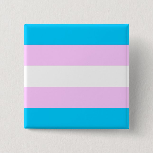 Transgenderflagge Button (Vorderseite)