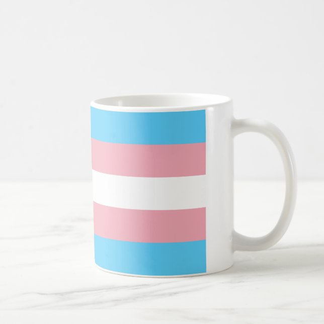 Transgenderstolz-Flaggen-Tasse Tasse (Rechts)