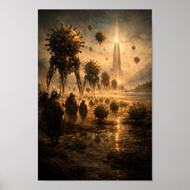 Transhumanz des Unsichtbaren Poster (Vorne)