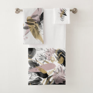 Transiente Abstraktes Watercolor Handtuchhandtuch Badhandtuch Set