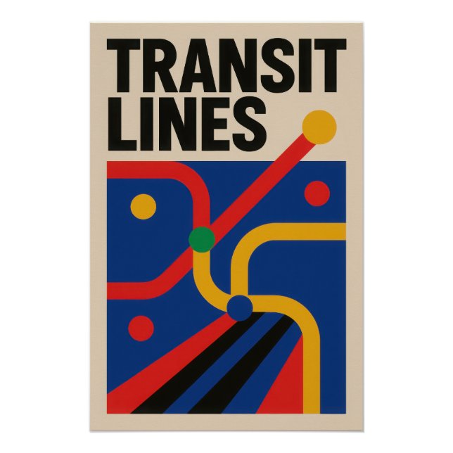 Transit Lines - Poster (Vorderseite)