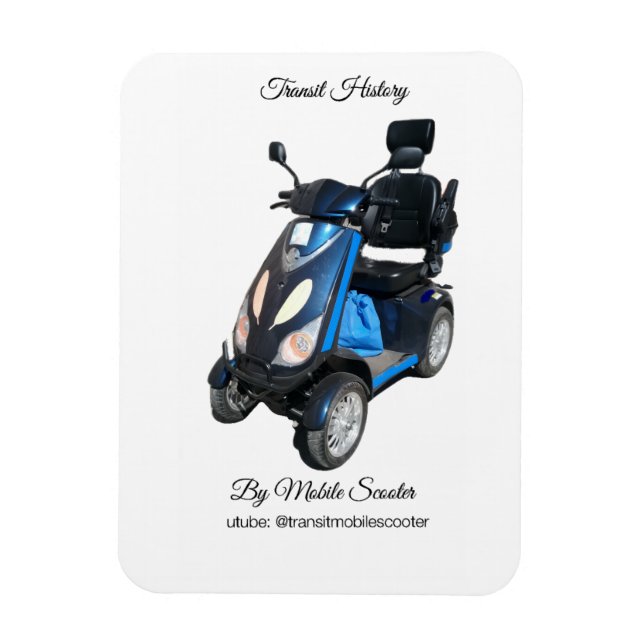 Transit Mobile Roller Magnet (7,6 cm x 10,2 cm) (Vertikal)
