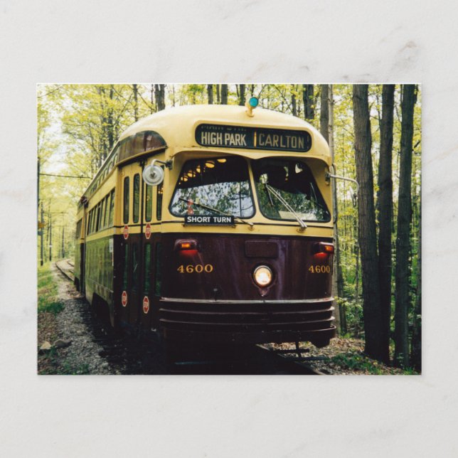 Transit Toronto Postcard 001 - PCC Forest Postkarte (Vorderseite)