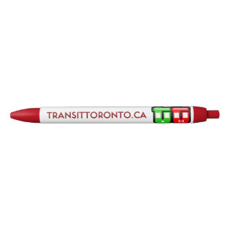 Transit Toronto Retractable Pen - Red Kugelschreiber