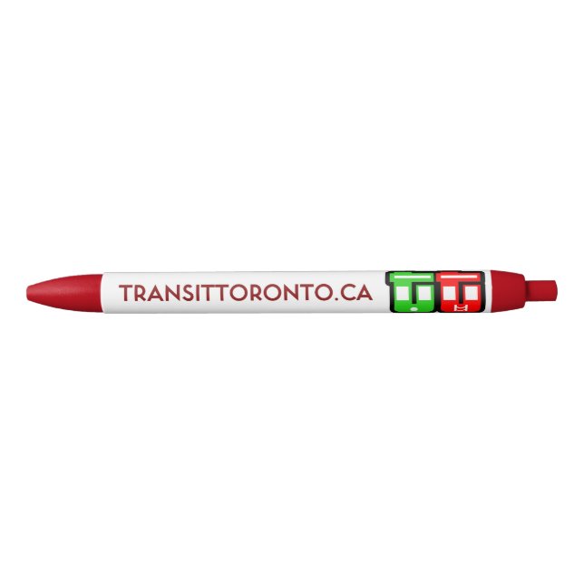 Transit Toronto Retractable Pen - Red Kugelschreiber (Vorderseite)