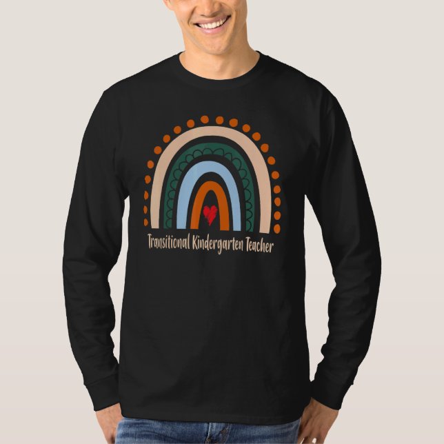 Transitional Kindergarten Lehrer Rainbow Danke Yo T-Shirt (Vorderseite)