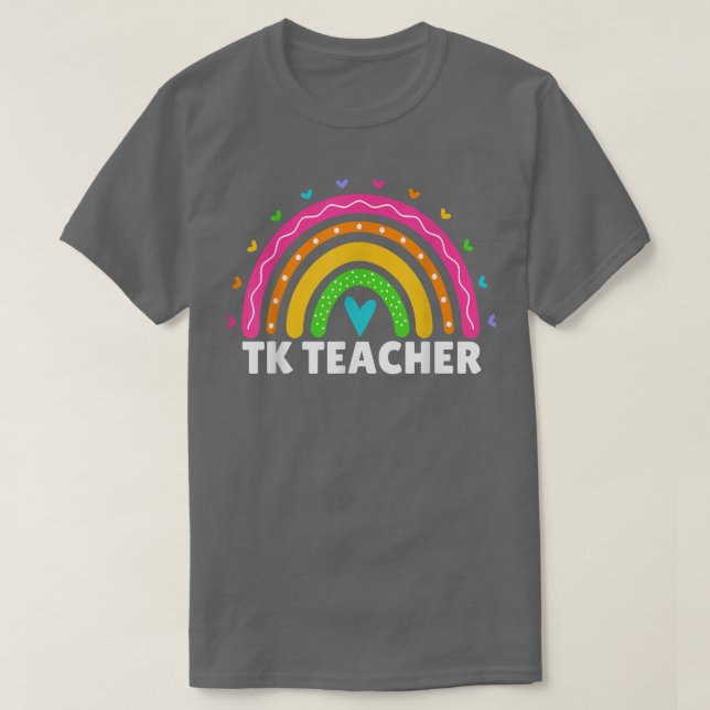Transitional Kindergarten Teacher Rainbow Women TK T-Shirt (Design vorne)