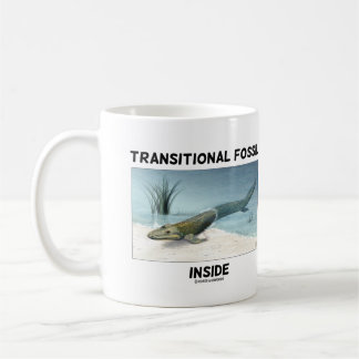 Transitorische Fossilien Inside Tiktaalik rosaea Kaffeetasse
