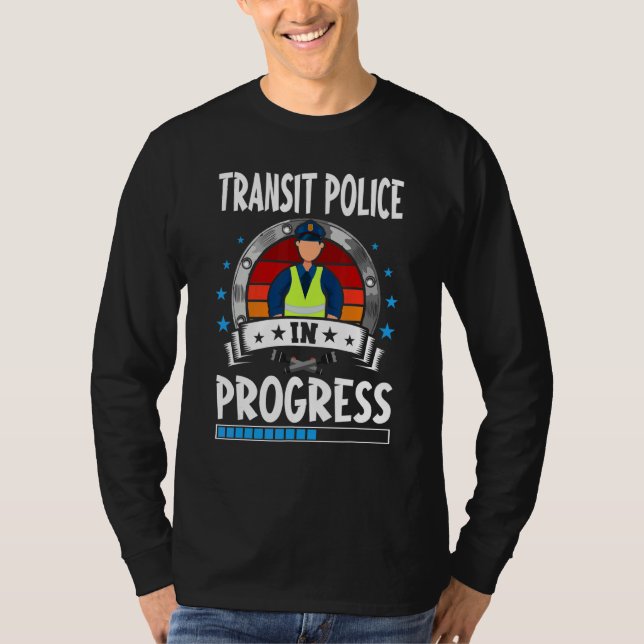 Transitpolizei in Ausbildung befindlicher Schüler T-Shirt (Vorderseite)