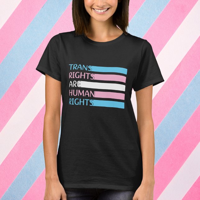 Transitrechte sind Gay Pride der Menschenrechte T-Shirt (Trans Rights Are Human Rights Gay Pride T-Shirt
)