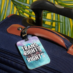 Transitrechte sind Menschenrechte Gepäckanhänger