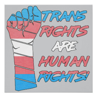 Transitrechte sind Menschenrechte Poster