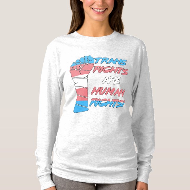 Transitrechte sind Menschenrechte T-Shirt (Vorderseite)