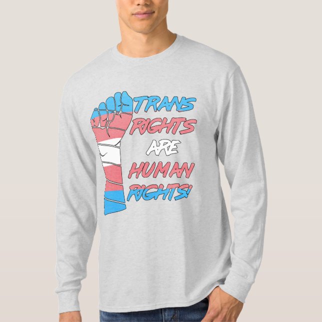 Transitrechte sind Menschenrechte T-Shirt (Vorderseite)