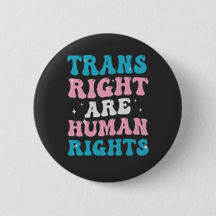 Transitrechte sind Menschenrechte Transgender Equa Button