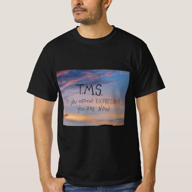 Transkranielle Magnetstimulation (TMS) T-Shirt (Vorderseite)