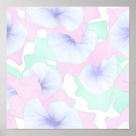 Translucent Flow Lace Wallpaper and Wall Decor Poster