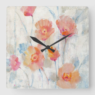 Translucent II Quadratische Wanduhr