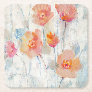 Translucent II Rechteckiger Pappuntersetzer