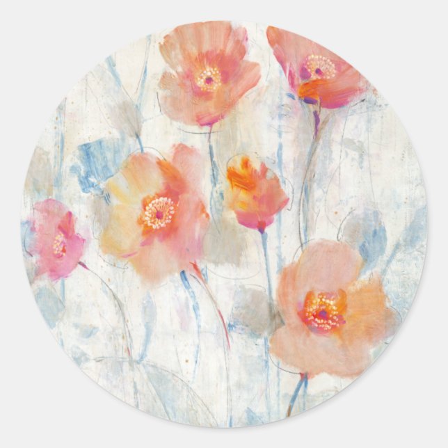 Translucent II Runder Aufkleber (Vorderseite)