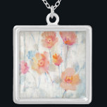 Translucent II Versilberte Kette<br><div class="desc">floral</div>