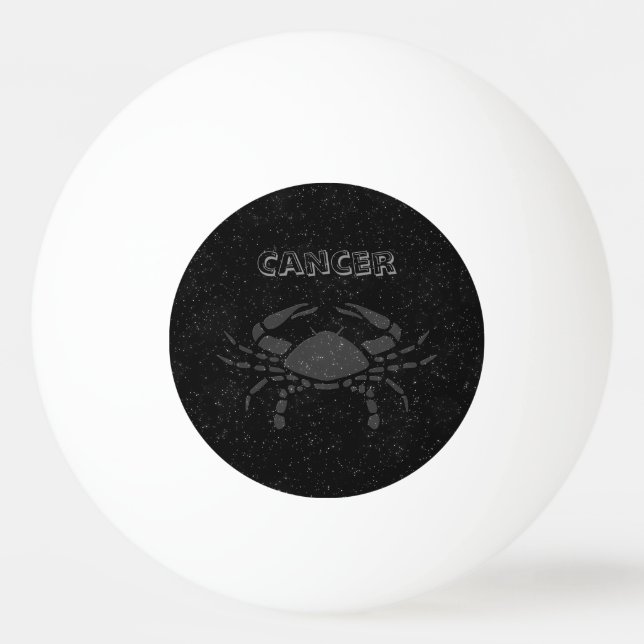 Transluzenter Krebs Tischtennisball (Vorderseite)