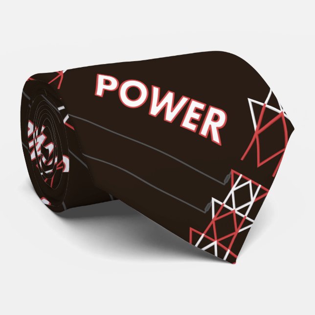 Transmission Tower and Power Line Muster Krawatte (Gerollt)