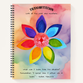Transmutation and Growth Affirmation Notebook Notizbuch