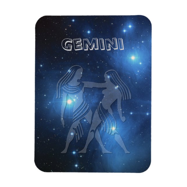 Transparent Gemini Magnet (Vertikal)
