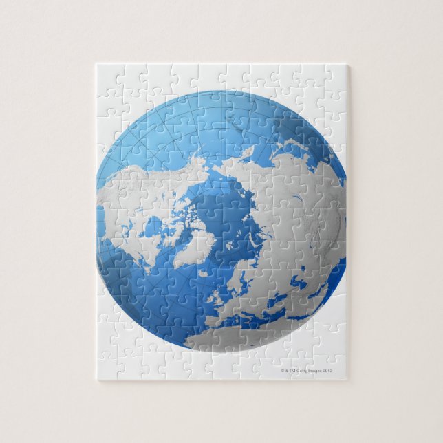Transparent Globe Puzzle (Vertikal)