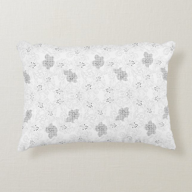 Transparent Grid Overlay – Editable PNG Texture Dekokissen (Vorderseite)