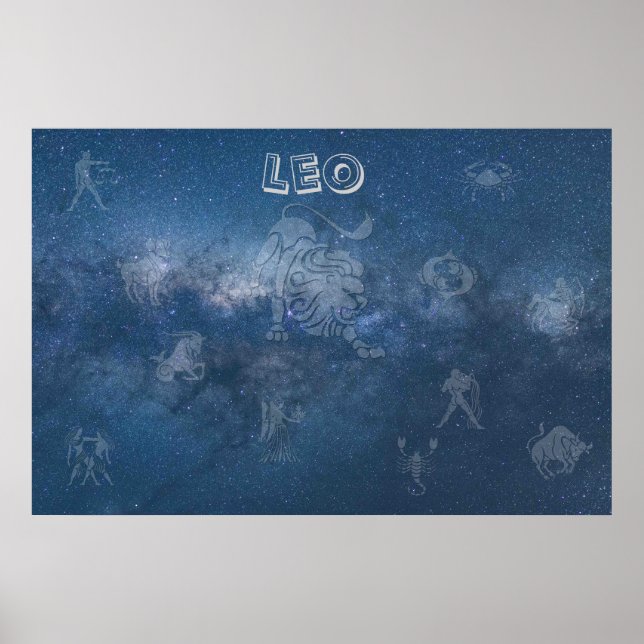 Transparent Leo Poster (Vorne)