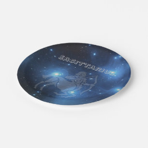 Transparent Sagittarius Pappteller