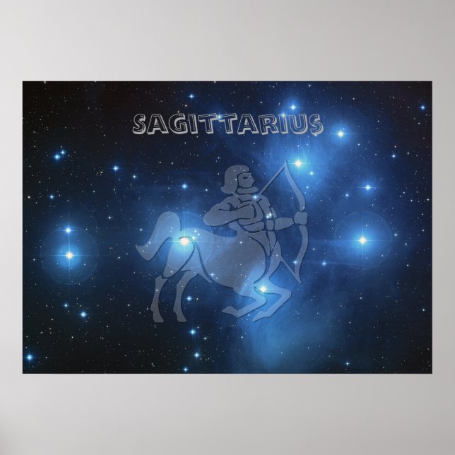 Transparent Sagittarius Poster (Vorne)