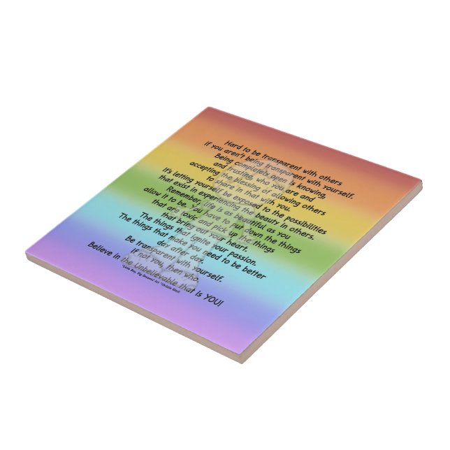 transparent sein fliese (Seite)