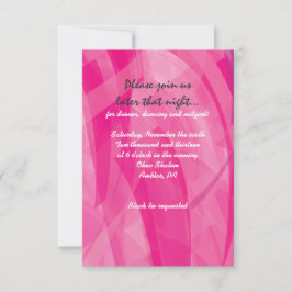 TRANSPARENT STAR Bat Mitzvah Empfang Card Einladung