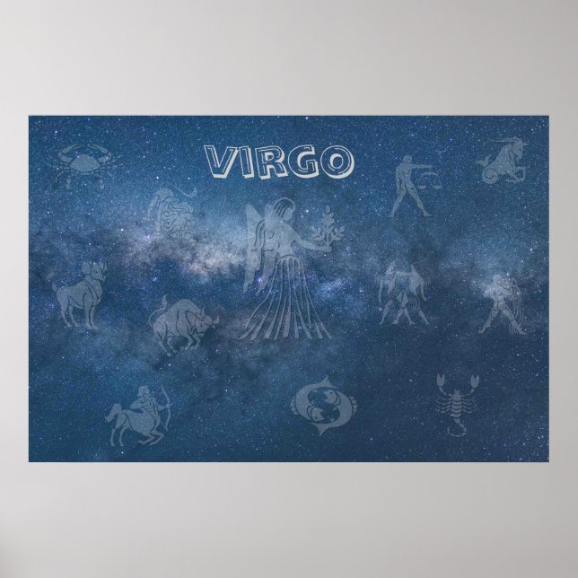 Transparent Virgo Poster (Vorne)